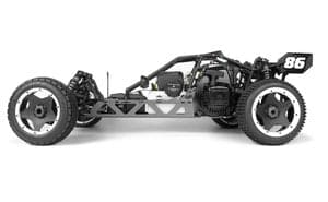 HPI160323 1/5 Scale Baja 5B 2WD Gas Powered Desert Buggy SBK with Clear Body (No Engine)