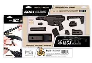 GOAMCX-BLACK 1/3 Scale Die Cast SIG MCX Model Rifle, Black