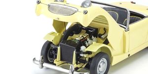 KYO08953PY 1/18 Scale Austin Healey Sprite Primrose/Yellow Model Diecast Car
