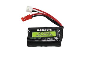 RGRB1168 7.4v, 500mAh Li-ion Battery; LightWave