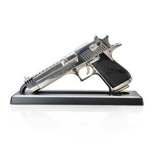 GOA-DEAGLE-SILVER Miniature 1:2.5 Scale Desert Eagle - Silver Model
