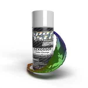 SZX05509 Color Change Aerosol Paint, Gold/Green/Orange/Purple, 3.5oz Can