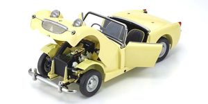 KYO08953PY 1/18 Scale Austin Healey Sprite Primrose/Yellow Model Diecast Car