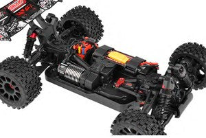 COR00289-R Syncro 2WD 1/8 3-4S Brushless Off Road Buggy, RTR, Red