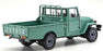 KYO08958FG 1/18 Scale Toyota Land Cruiser 40 Pickup Fashion Green Model Diecast Car