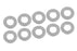 COR3301-060-12-10 Steel Metric Shim - 6x12x1.0mm - 10pcs