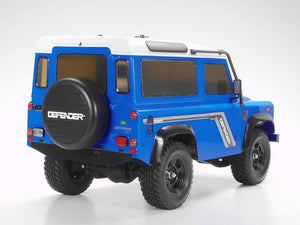 TAM47478-A 1/10 RC 1990 Land Rover Defender 90 Pre-Painted Truck Kit, w/ CC-02 Chassis