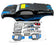 BZN540107 Slyder ST Body, Black with Blue Trim