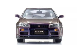 KYOKS03936P 1/43 Nissan Skyline GT-R Vspec (Purple) Diecast Model