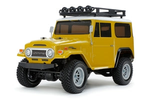 TAM47490-A 1/10 RC Toyota Land Cruiser 40 w/CC-02 Chassis, Yellow