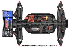 COR00474-B Kagama XP 6S Monster Truck, Roller Chassis Version, Blue