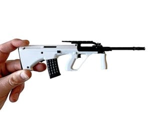GOABP-WHITE 1/3 Scale Die Cast Bullpup Model, White