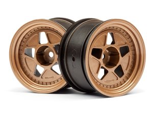 HPI116535 Tarmac R40 Wheel, Bronze, 52X31mm, 10mm Offset, (2pcs) for RS4 Sport 3
