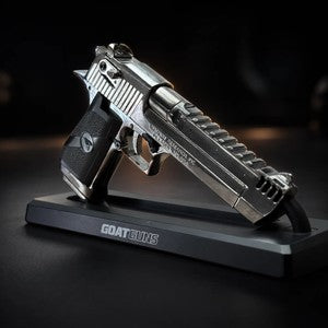 GOA-DEAGLE-SILVER Miniature 1:2.5 Scale Desert Eagle - Silver Model