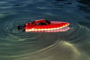 RGRB1133 LightWave Electric Micro RTR Boat; Red (For Extra battery order part number RGRB1168)