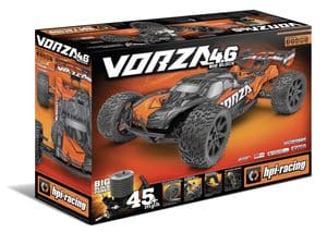 HPI160180 Vorza 4.6 Truggy, 1/8 Scale 4WD RTR Big Block Nitro w/2.4Ghz Radio System, Orange