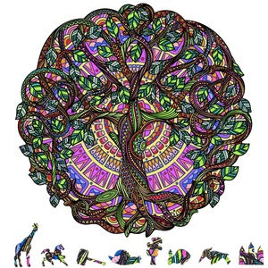 ZCPTL200 Tree of Life Wooden Puzzle, 200 pcs