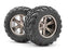 BZN540077 Assembled Wheel/Tire (Dark Grey), Warrior