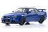 KYOKS03936BL 1/43 Nissan Skyline GT-R Vspec2 (Blue) Diecast Model