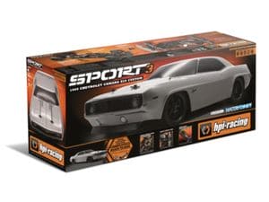 HPI160423 RS4 Sport 3 1969 Chevrolet Camaro Z28 Custom, 1/10 4WD RTR w/2.4GHz Radio System, Battery & Charger
