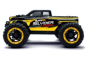 BZN540213 Slyder MT Turbo 1/16 4WD 2S Brushless Monster Truck - Yellow **If you do order from this Sale, ALL sales are final sale