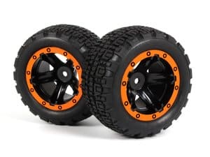BZN540197 Slyder ST Wheels/Tires Assembled (Black/Orange)
