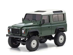 KYO32529GR Mini-Z 4x4 Series MX-01 ReadySet Landy Rover Defender 90 Coniston Green