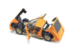 KYO08314PB 1/18 Scale Lamborghini Miura 400 Diecast Model (Orange)