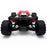 COR00231-R Punisher XD 4WD 2S Small Scale, RTR Monster Truck, Red