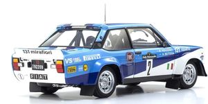 KYO08376F 1/18 Scale Fiat 131 Abarth 1981 Pian Cavallo #2 Model Diecast Car