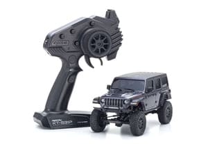 KYO32521GM Mini-Z 4x4 Jeep Wrangler Unlimited Rubicon, Granite Crystal Metallic, Readyset