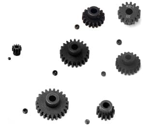 CSE010-0065-14 CC Pinion Mod 1 Set This is a one set of (7) different size of Pinion CSE