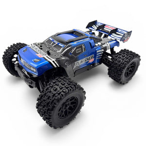COR00231-B Punisher XD 4WD 2S Small Scale, RTR Monster Truck, Blue