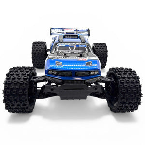 COR00231-B Punisher XD 4WD 2S Small Scale, RTR Monster Truck, Blue