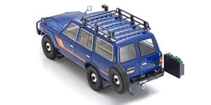 KYO08956XBL 1/18 Scale Toyota Land Cruiser 60 with Optional Parts Blue Model Diecast Car