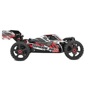 COR00485-R Spark XB6 1/8 6S Basher Buggy, ROLLER, Red