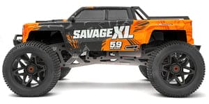 HPI160102 Savage XL 5.9 GTXL-6 Nitro Powered Monster Truck RTR, 1/8 scale, 4WD, 2.4GHz Radio System