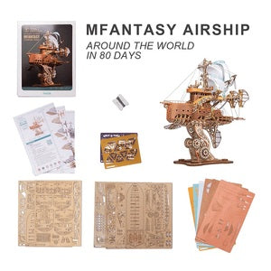 HOWS643 Around the World - MFantasy Steampunk Airship