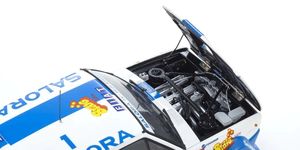 KYO08376H 1/18 Scale Fiat 131 Abarth 1980 1000 Lake #1 Model Diecast Car