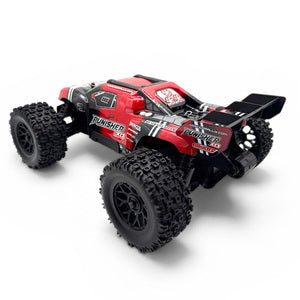 COR00231-R Punisher XD 4WD 2S Small Scale, RTR Monster Truck, Red