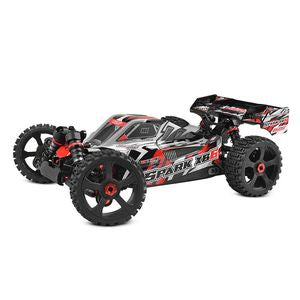 COR00285-R Spark XB6 1/8 6S Basher Buggy, RTR, Red