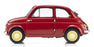 KYO08966R 1/18 Fiat Nuova 500 Diecast Model, Coral Red