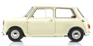 KYO08964W 1/18 Scale Morris Mini Minor Old English White Model Diecast Car