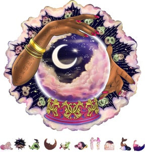 ZCPCB500 Crystal Ball Wooden Jigsaw Puzzle, 500 pcs