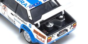 KYO08376H 1/18 Scale Fiat 131 Abarth 1980 1000 Lake #1 Model Diecast Car