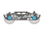 TAM47497 RC Squash Van, GF-02 Green/White Painted Body