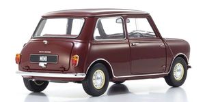 KYO08964R 1/18 Scale Morris Mini Minor Cherry Red Model Diecast Car