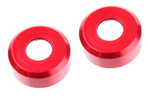 COR00180-532 HDA Suspension Arm Insert, Outer, Spacer 1.5mm, Aluminum, Red (2pcs), Kagama