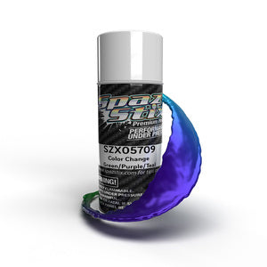 SZX05709 Color Change Aerosol Paint, Green/Purple/Teal, 3.5oz Can