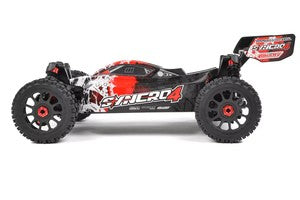 COR00287-R Syncro-4 1/8 4S Brushless Off Road Buggy, RTR, Red